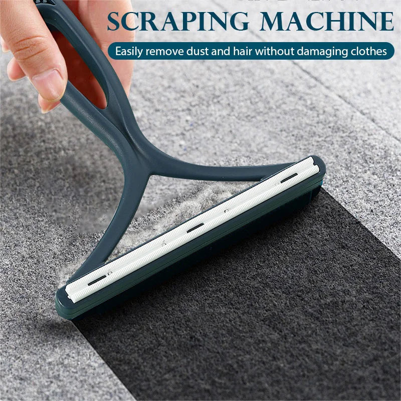 Double-Sided Lint & Pet Hair Remover – Manual Fabric Shaver for Clothes, Carpet & Upholstery