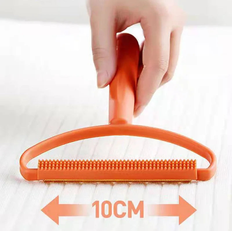 Double-Sided Lint & Pet Hair Remover – Manual Fabric Shaver for Clothes, Carpet & Upholstery