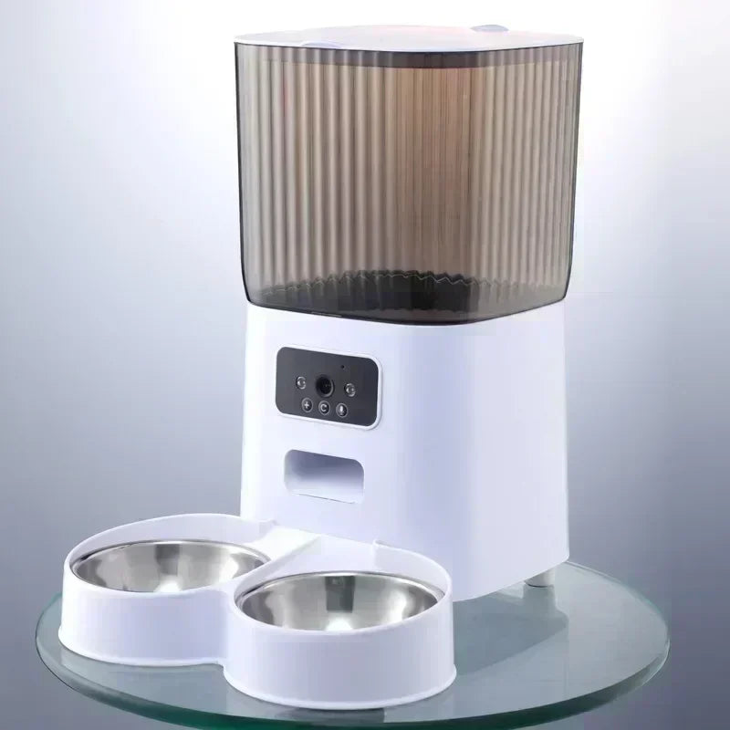 Smart Automatic Pet Food Feeder ( APP + WIFI + CAMERA ) 5L
