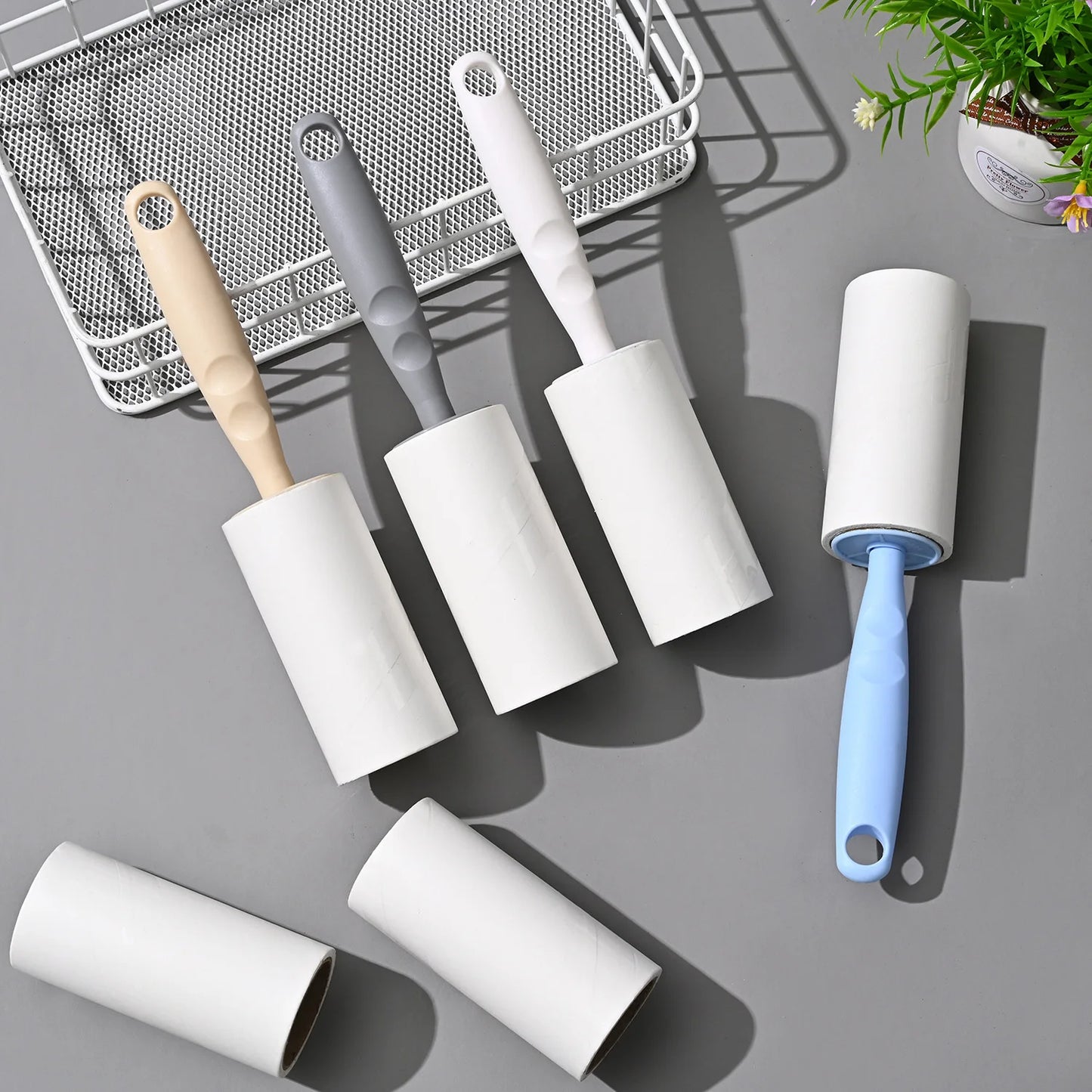 Sticky Lint Roller with Refill – Pet Hair & Dust Remover for Clothes, Sofa & Car