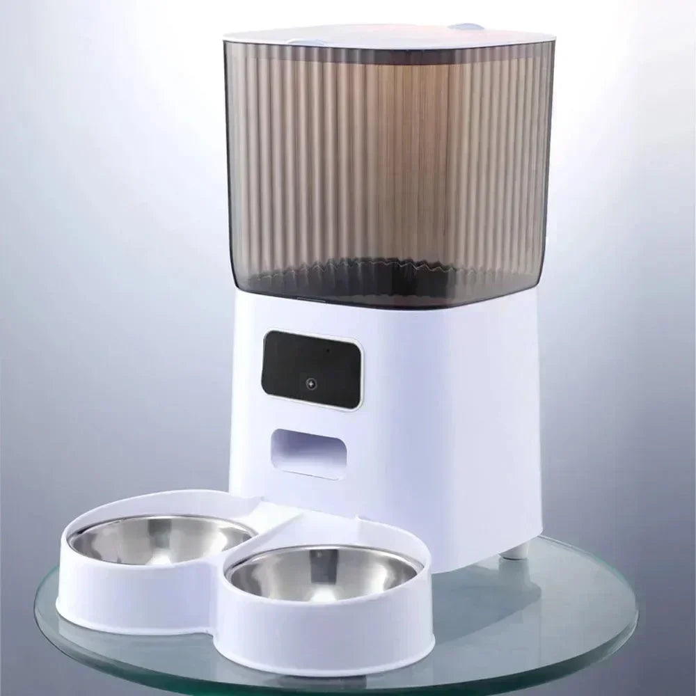 Smart Automatic Pet Food Feeder ( APP + WIFI + CAMERA ) 5L