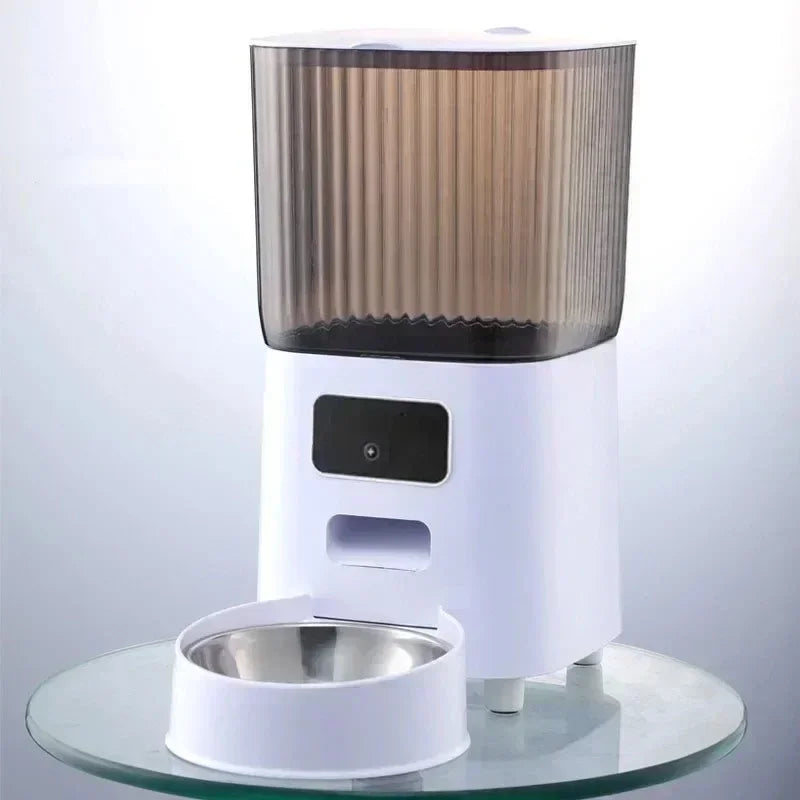 Smart Automatic Pet Food Feeder ( APP + WIFI + CAMERA ) 5L
