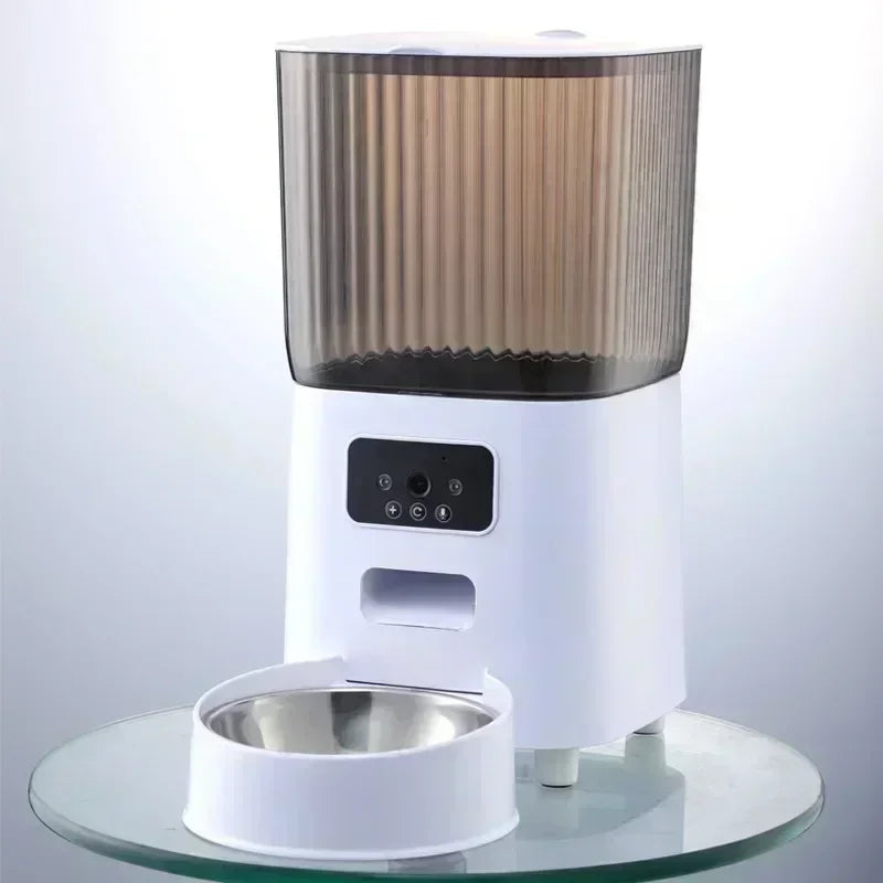 Smart Automatic Pet Food Feeder ( APP + WIFI + CAMERA ) 5L