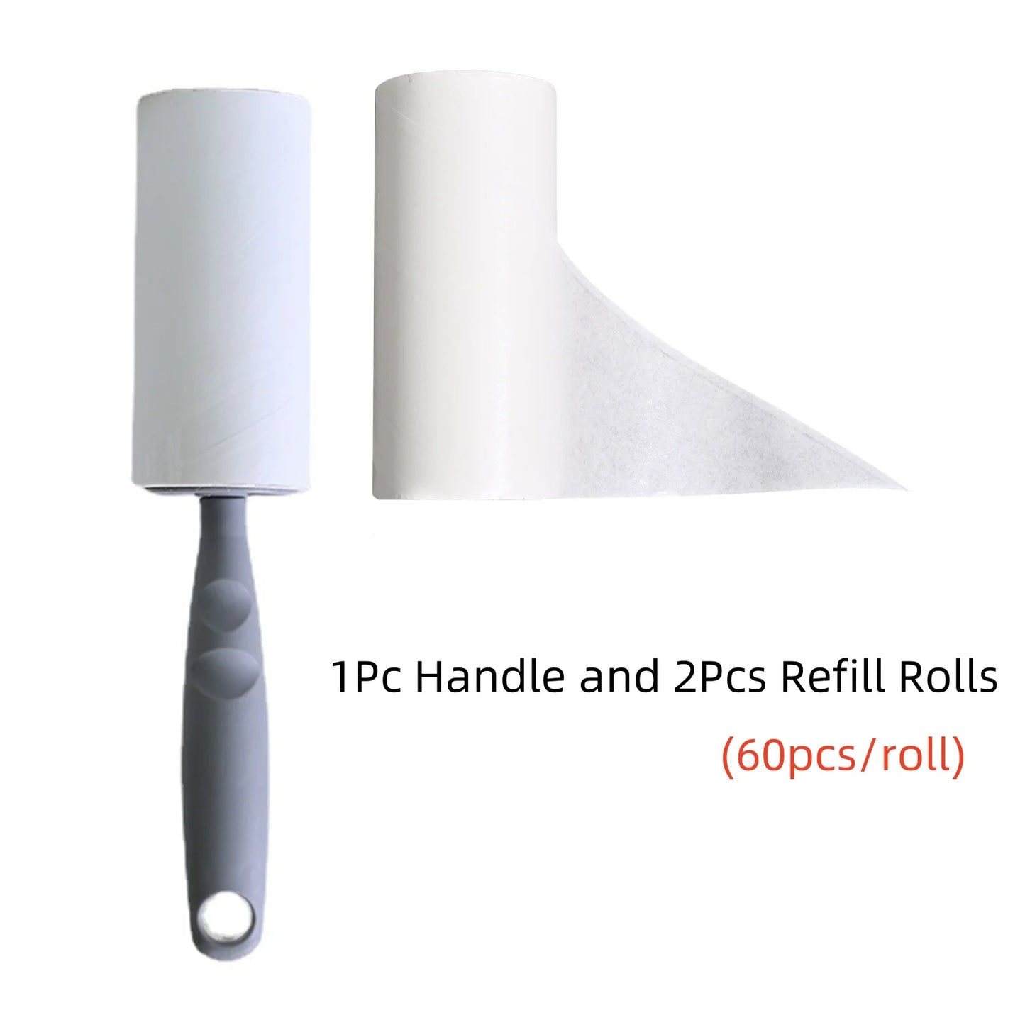 Sticky Lint Roller with Refill – Pet Hair & Dust Remover for Clothes, Sofa & Car