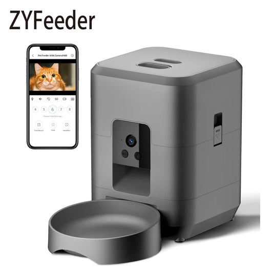 Smart Automatic Pet Food Feeder 2L ( WIFI + APP + CAMERA )